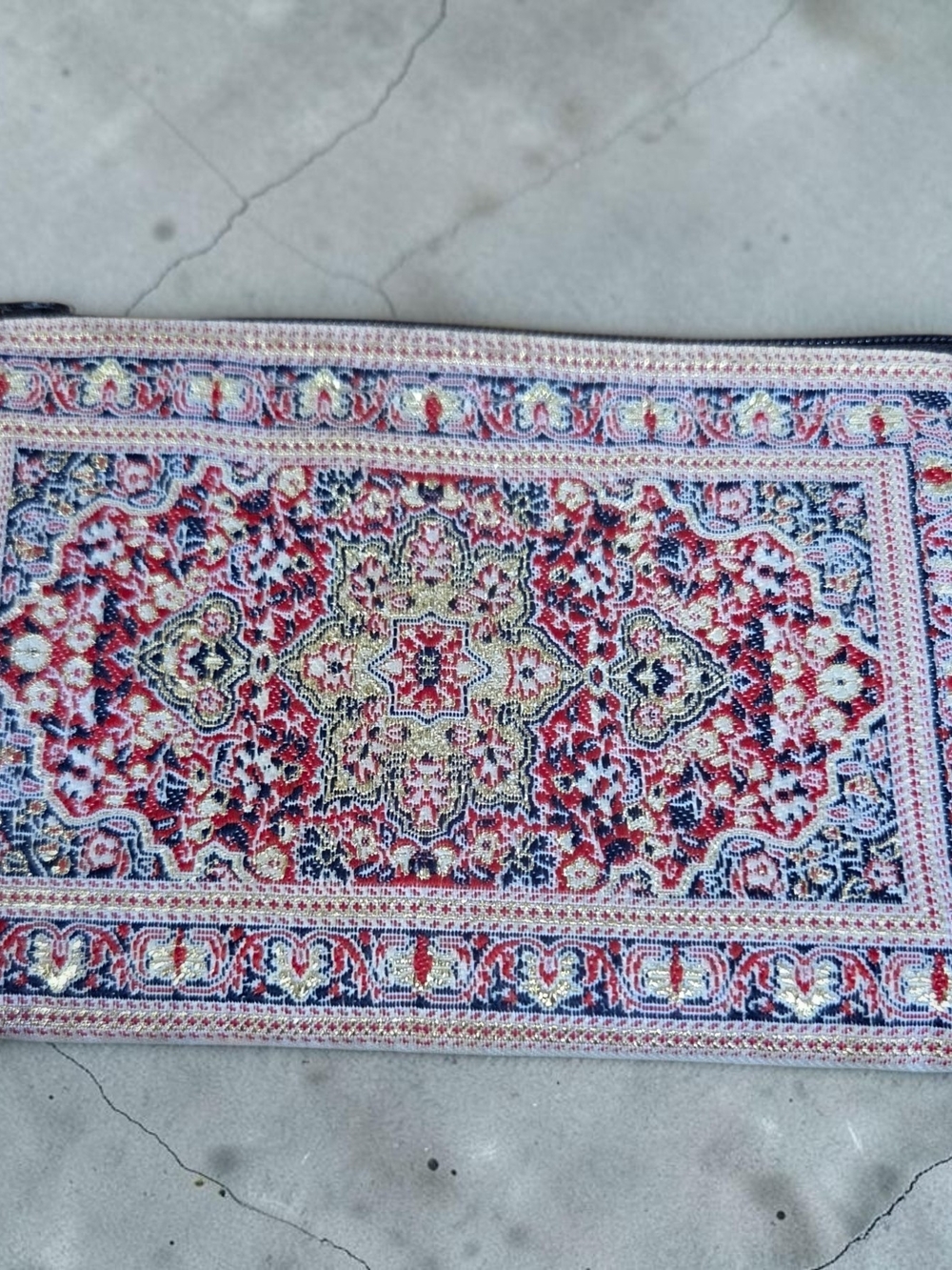 Oriental Carpet Woven Change Purse, Coin Purse